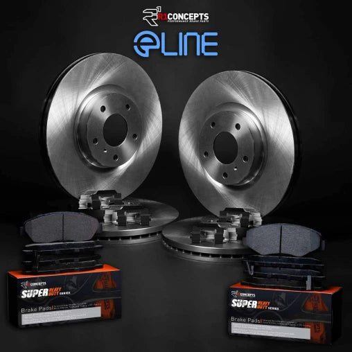 CHEVY SILVERADO/GMC SIERRA 3500 11-19 FRONT & REAR ROTOR AND PAD BRAKE KIT